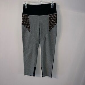 Gray and black RBX legging size small